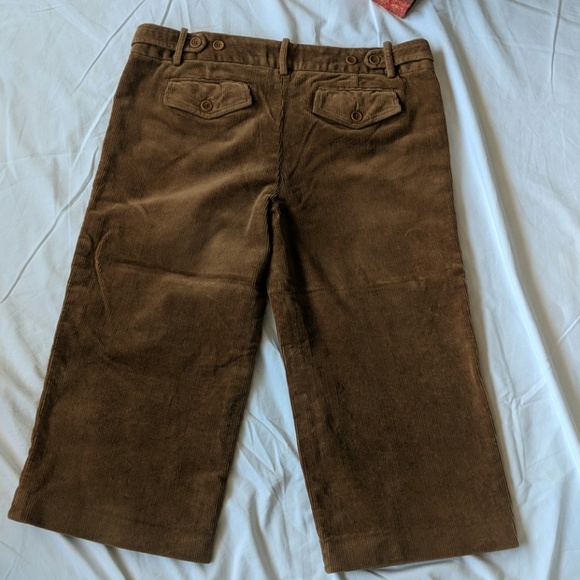 BCBGMaxazria corduroy capri pants sz 10 - Picture 4 of 7